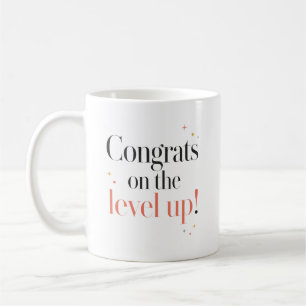 Herzlichen Glückwunsch zum Level Up Kaffeetasse