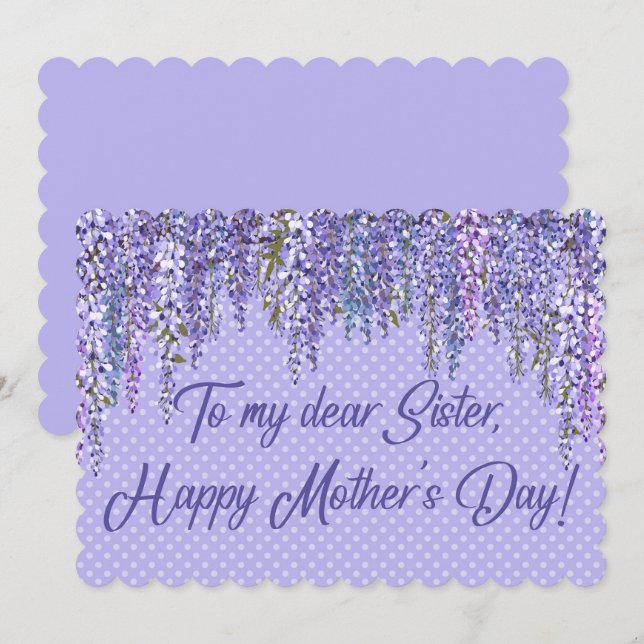 Herzlichen Glückwunsch zum Muttertag an die Schwes (Vorne/Hinten)