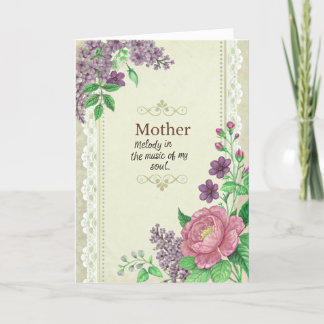 Herzlichen Glückwunsch zum Muttertag unserer Famil Dankeskarte