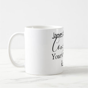 Herzlichen Glückwunsch zum Namen Nachricht Hochzei Kaffeetasse