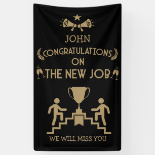 Herzlichen Glückwunsch zum neuen Job Banner