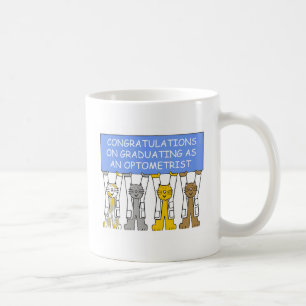 Herzlichen Glückwunsch zum Schließ als Optometrike Kaffeetasse