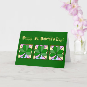 Herzlichen Glückwunsch zum St. Patrick's Day an me Karte
