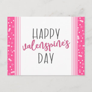 Herzlichen Glückwunsch zum Valenspinentag, Chiropr Postkarte