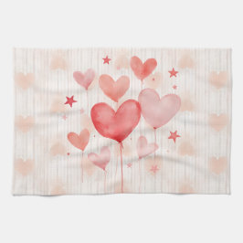 Herzlichen Glückwunsch zum Valentinstag! Geschirrtuch