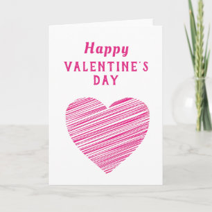 Herzlichen Glückwunsch zum Valentinstag Grußkarte Feiertagskarte