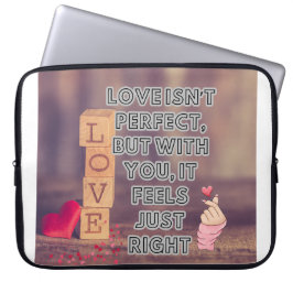 Herzlichen Glückwunsch zum Valentinstag! Laptopschutzhülle