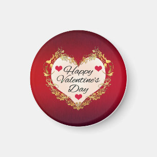 Herzlichen Glückwunsch zum Valentinstag! Magnet