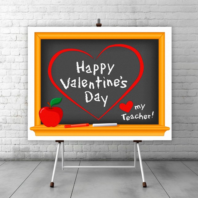 Herzlichen Glückwunsch zum Valentinstag! Poster (Happy Valentine’s Day! Poster
Say Happy Valentine’s Day to a special teacher. )