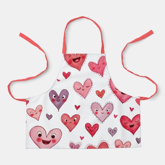 Herzlichen Glückwunsch zum Valentinstag! Schürze (Vorderseite)