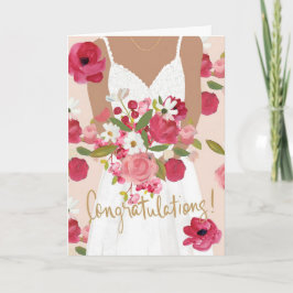 Herzlichen Glückwunsch zur Brautparty Karte