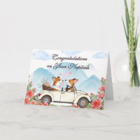 Herzlichen Glückwunsch zur Hochzeit der verheirate