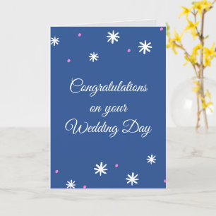 Herzlichen Glückwunsch zur Hochzeit Karte