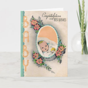 Herzlichen Glückwunsch zur neuen Babykarte Karte