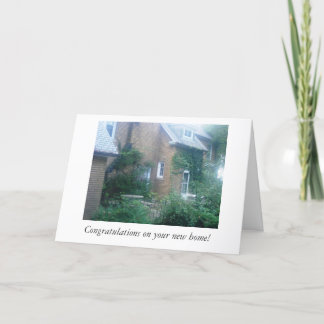 Herzlichen Glückwunsch zur neuen Zuhause-Karte Karte