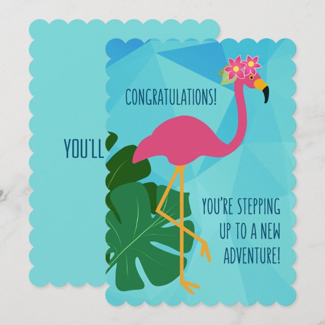 Herzlichen Glückwunsch zur Stärkung von Flamingo (Vorne/Hinten)