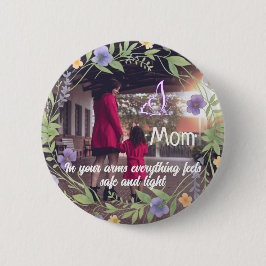Herzlicher Mutter-Button-Pin Button