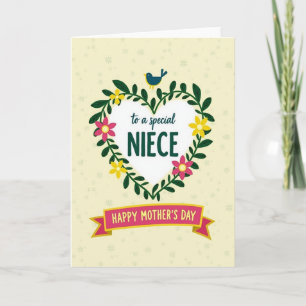 Herzlicher Nichten-Tag Design-Karte Karte