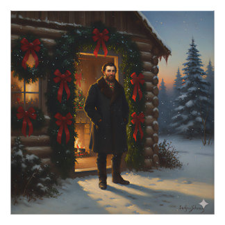 Herzlicher Willkommen: Eastman Johnson Holiday Glo Fotodruck