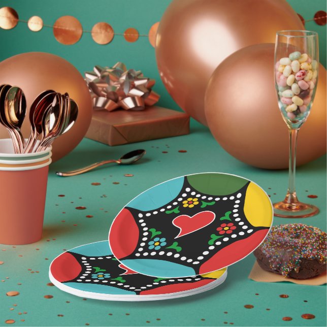 Herzliches portugiesisches Weihnachtsgeschenk - Pa Pappteller (Multi)