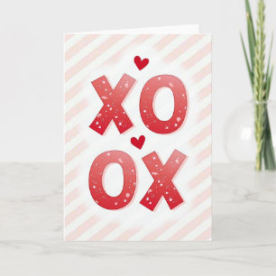 Herzliches Xo Grafikkarte Karte