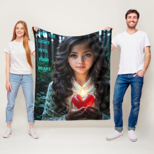 Herzlicht Fleecedecke