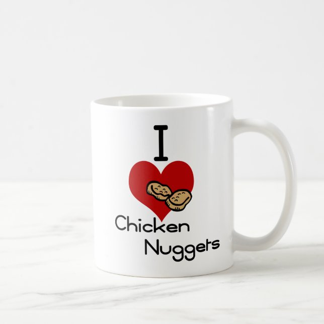 HerzLiebe I Huhnnuggets Kaffeetasse (Rechts)