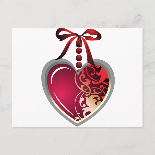 Herzlocket Postkarte (Vorderseite)