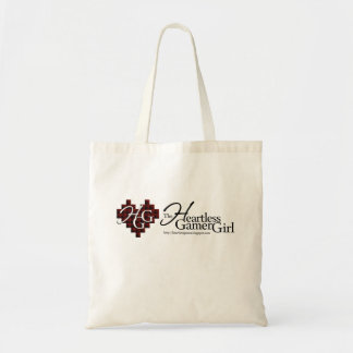 Herzlose Gamer-Mädchen-Logo-Taschen-Tasche Tragetasche
