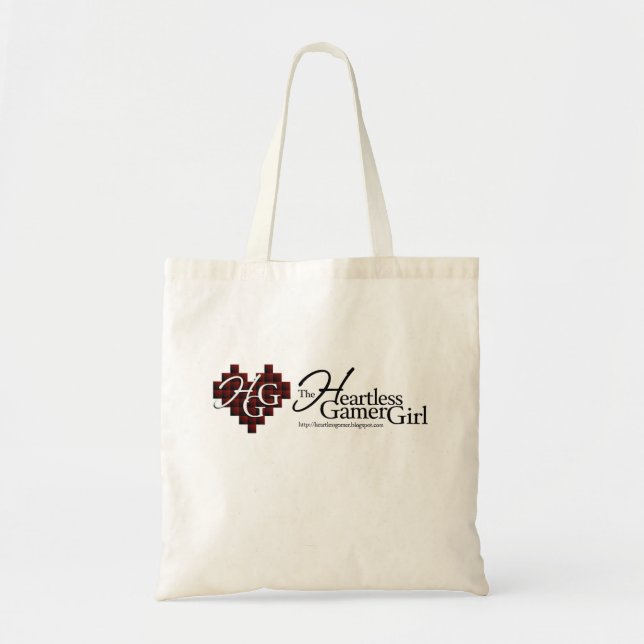 Herzlose Gamer-Mädchen-Logo-Taschen-Tasche Tragetasche (Vorne)