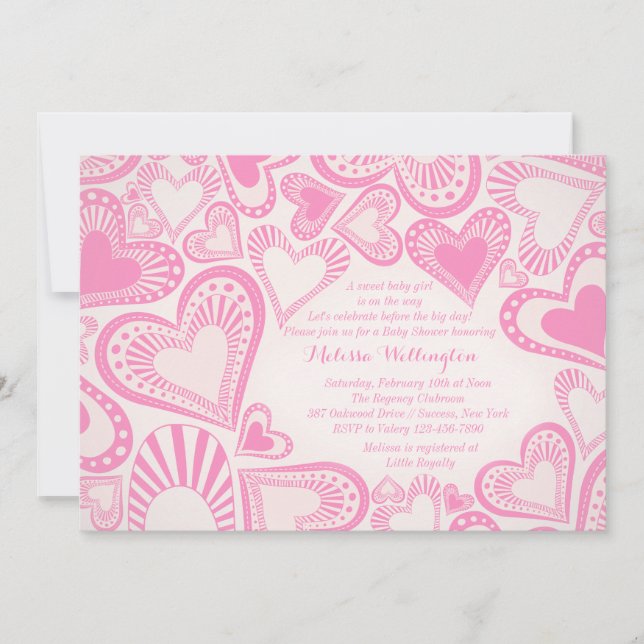 Herzmontage - Einladung (Vorderseite)