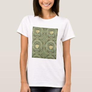 Herzmotiv kirchliche Tapete T-Shirt