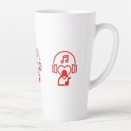 Herzmusik Milchtasse