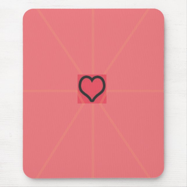 Herzmuskelplatte Mousepad (Vorne)