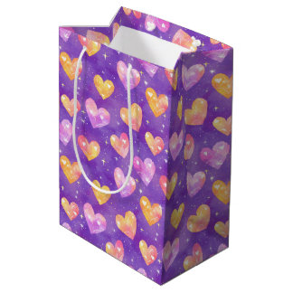 Herzmuster 3 mittlere geschenktüte
