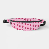 Herzmuster aus rosa Kristallen