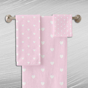 Herzmuster Badhandtuch Set