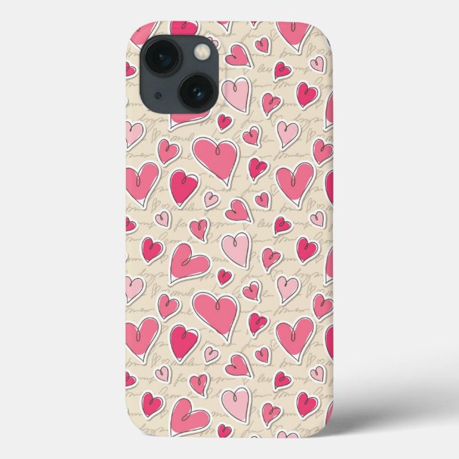 Herzmuster Case-Mate iPhone Hülle (Rückseite)