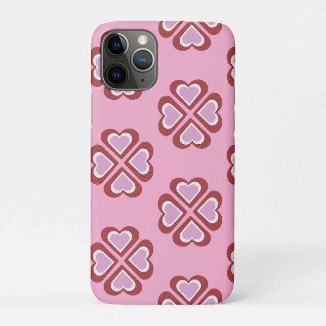 Herzmuster Case-Mate iPhone Hülle (Rückseite)