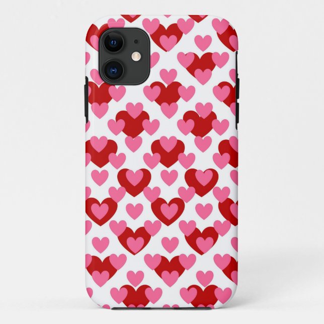 Herzmuster Case-Mate iPhone Hülle (Rückseite)