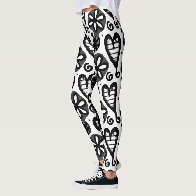 Herzmuster Leggings (Links)