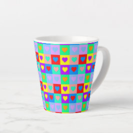 Herzmuster Milchtasse
