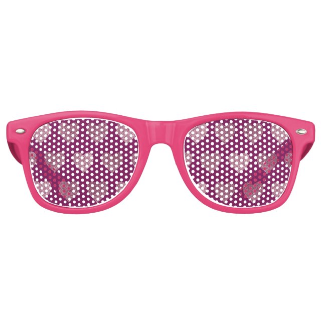 Herzmuster Partybrille (Vorderseite)