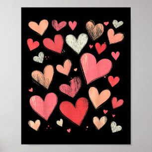Herzmuster - Thema Liebe - für ihn und sie Poster
