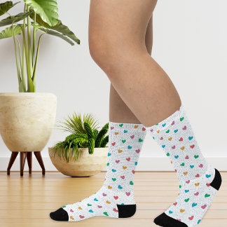Herzmuster zum Spielen  Socken