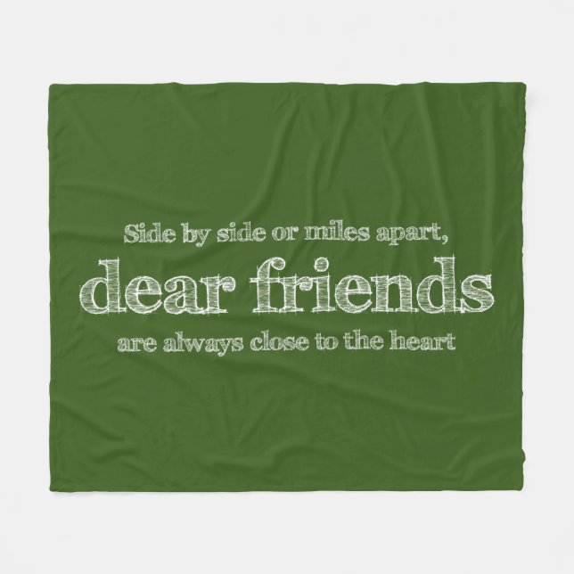 Herznah Fleecedecke (Vorderseite (Horizontal))