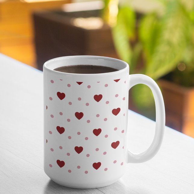 Herznahtloses Muster Kaffeetasse (Von Creator hochgeladen)