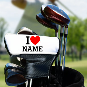 Herzname Golf Headcover