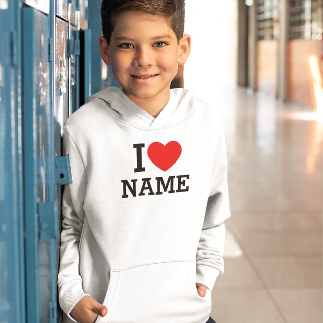 Herzname Hoodie (Von Creator hochgeladen)