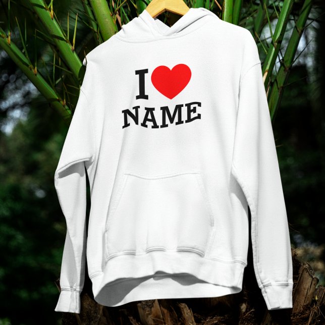 Herzname Hoodie (Von Creator hochgeladen)